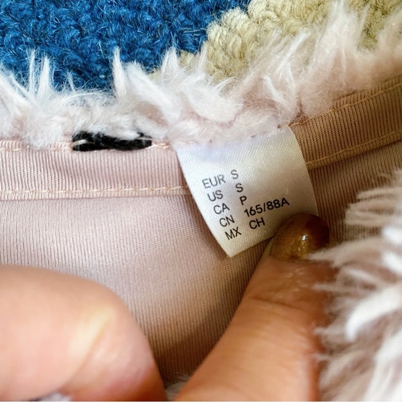 ❄️ CONTEMPORARY BLUSH FAUX FUR TEDDY JACKET! - Picture 13 of 14